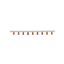 BUSBAR, low voltage, 100 A, AC 600 V, DC 1000 V, 15 x 16 x 160 mm, 9P, UL thumbnail 2