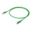 ETHERNET cable RJ-45 RJ-45 green thumbnail 1