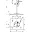 Roof conductor holder DEHNQUICK St/tZn f. Rd 6-10mm w. fixing plate 50 thumbnail 2