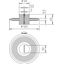 DW FL30x3,5 Seal collar for flat conductors 30x3.5mm 30x3,5 thumbnail 2