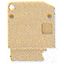 Partition plate (terminal), Intermediate plate, 82 mm x 44.5 mm, beige thumbnail 2