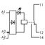 Relay module Nominal input voltage: 230 VAC 1 changeover contact gray thumbnail 3