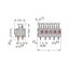 PCB terminal block push-button 1.5 mm² gray thumbnail 3