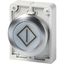 Illuminated pushbutton actuator, RMQ-Titan, flat, momentary, White, inscribed, Front ring stainless steel thumbnail 3