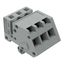 1-conductor female connector, angled CAGE CLAMP® 2.5 mm² gray thumbnail 1